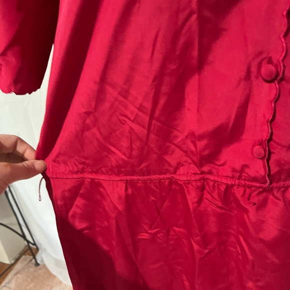 1980's Raspberry elastic waist belt size 13/14 - Picture 3 of 6